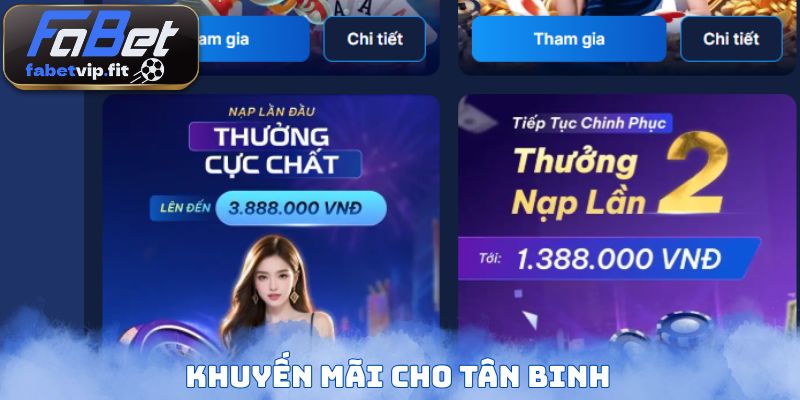 Khuyến mãi cho tân binh